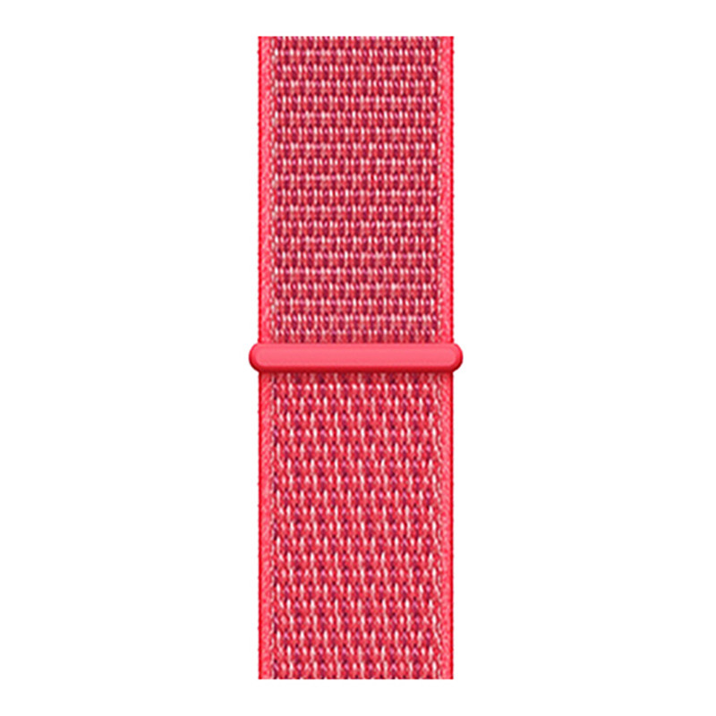 Apple Watch nylon geweven sport band  - hibiscus