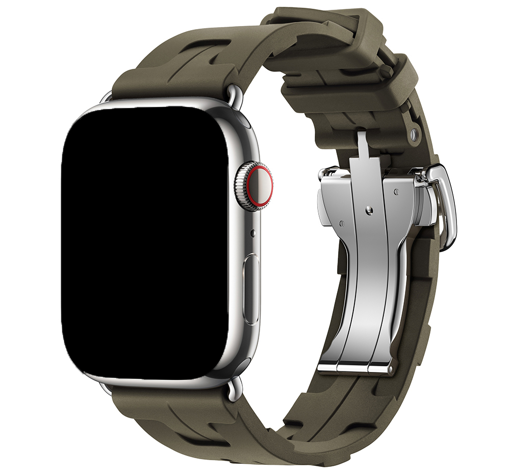 Apple Watch sport Hermès kilim single tour - khaki