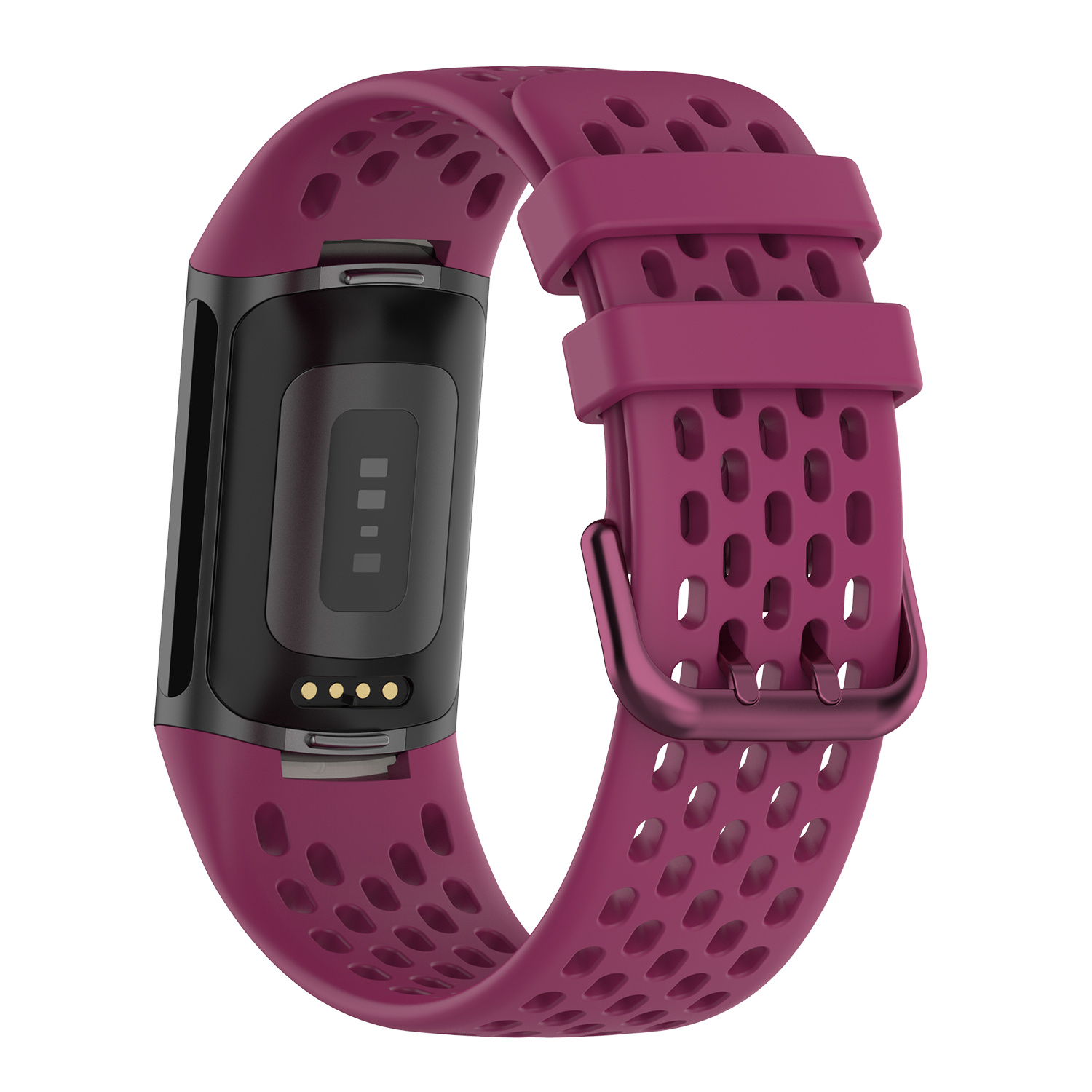 Fitbit Charge 5 sport point band - wijnrood
