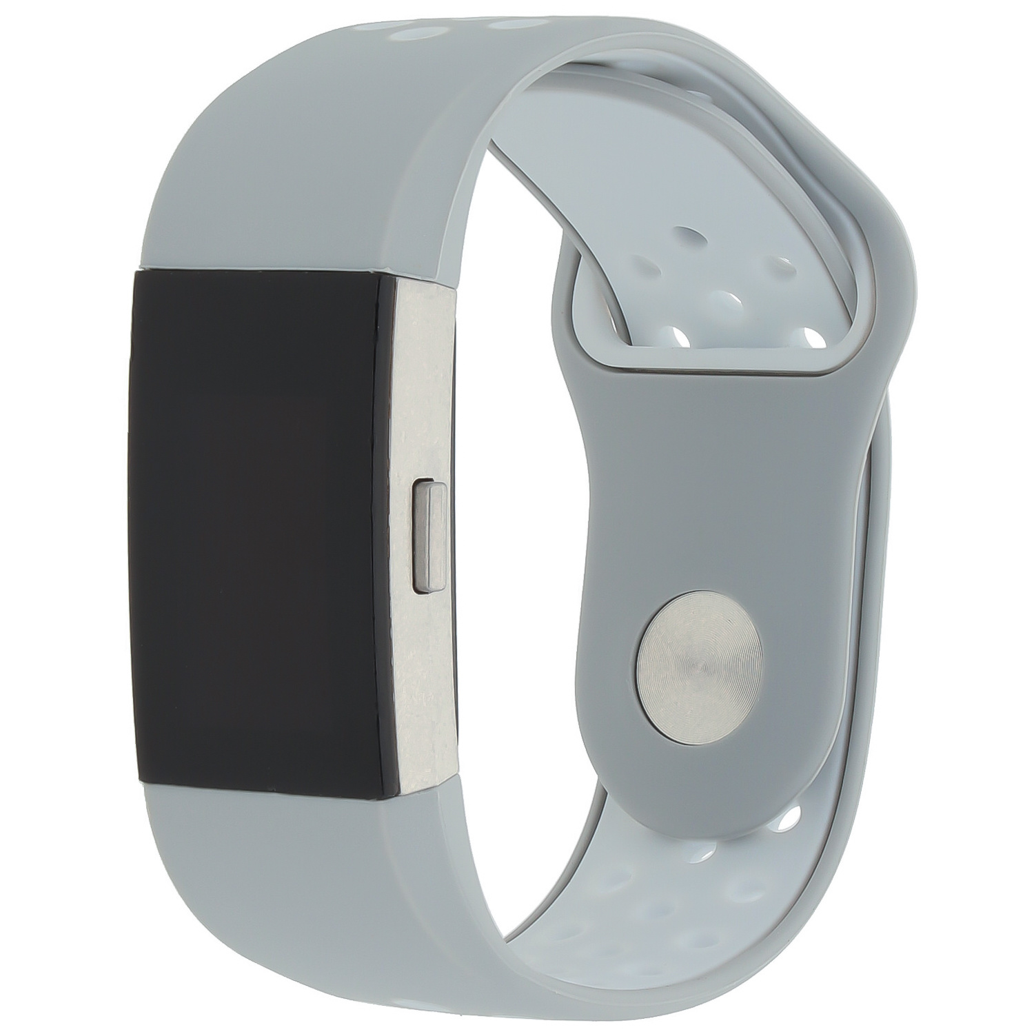 Fitbit Charge 2 dubbel sport band - grijs wit