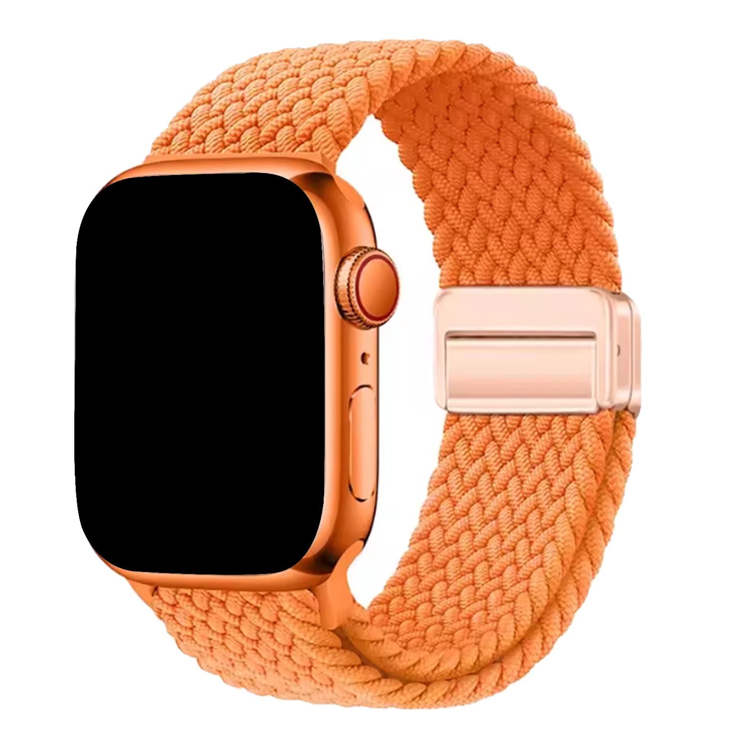 Apple Watch bandje Zyra - nylon - oranje