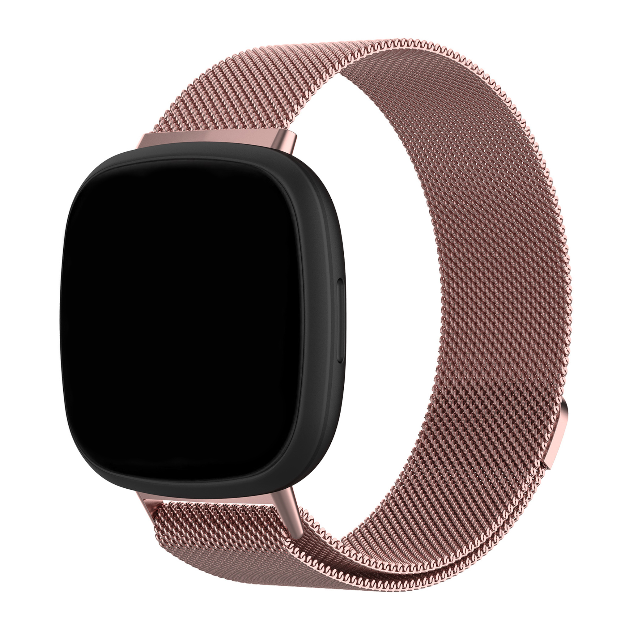 Fitbit Versa 3 / Sense milanese band - rose rood