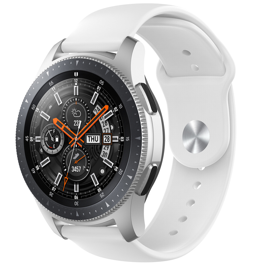 Huawei Watch GT siliconen sport band - wit
