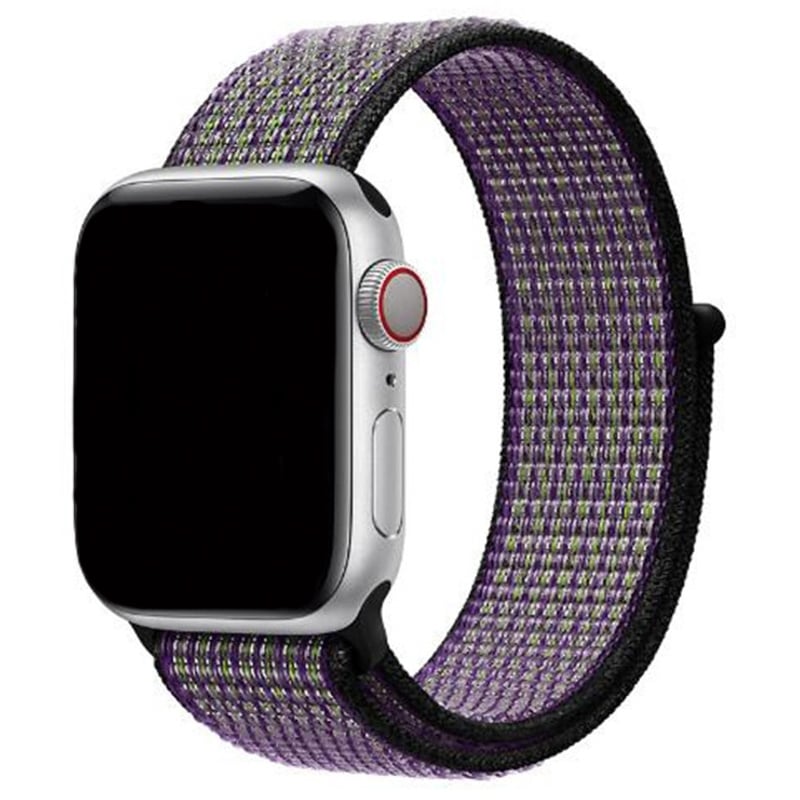 Apple Watch nylon geweven sport band  - woestijnzand volt