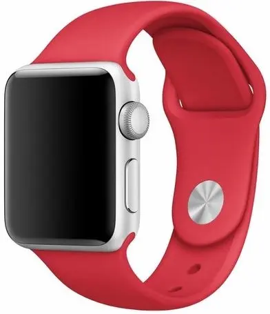 Apple Watch sport band rood