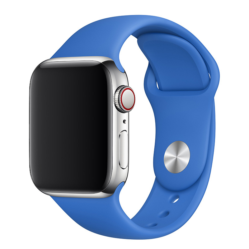 Apple Watch sport band - capri blauw