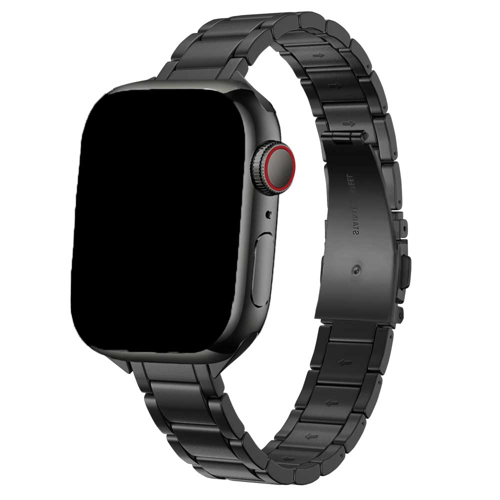 Apple-Watch-dunne-schakel-band-Noor-zwart-7440850199111-123watches-hoofdfoto