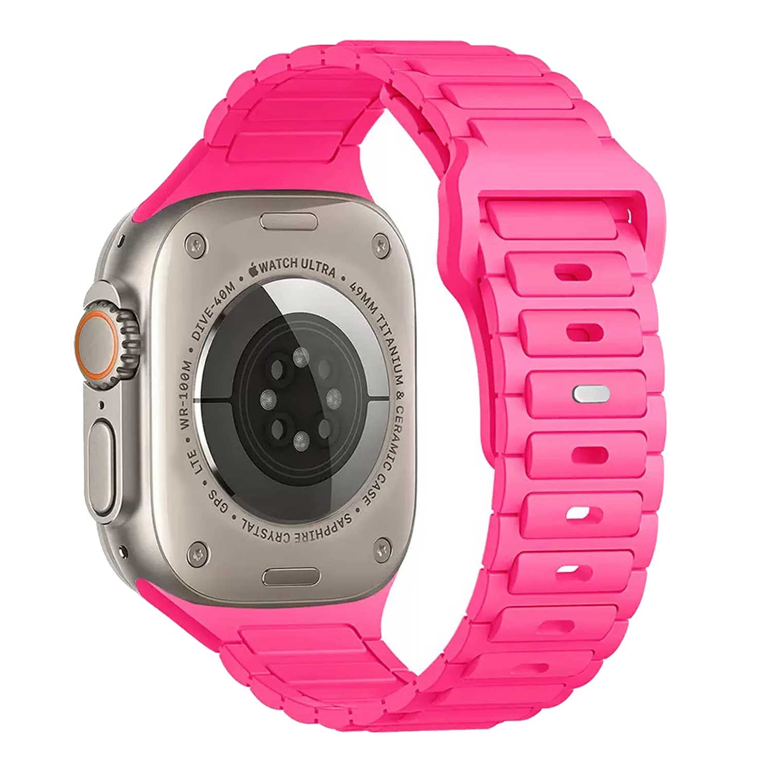 Apple Watch band Raveo – siliconen – roze