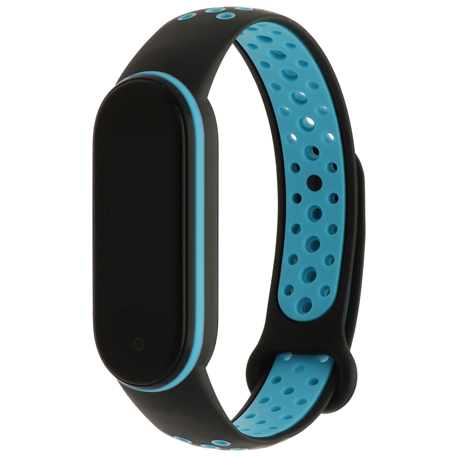 Xiaomi Mi 5/6 dubbel sport band - zwart lichtblauw