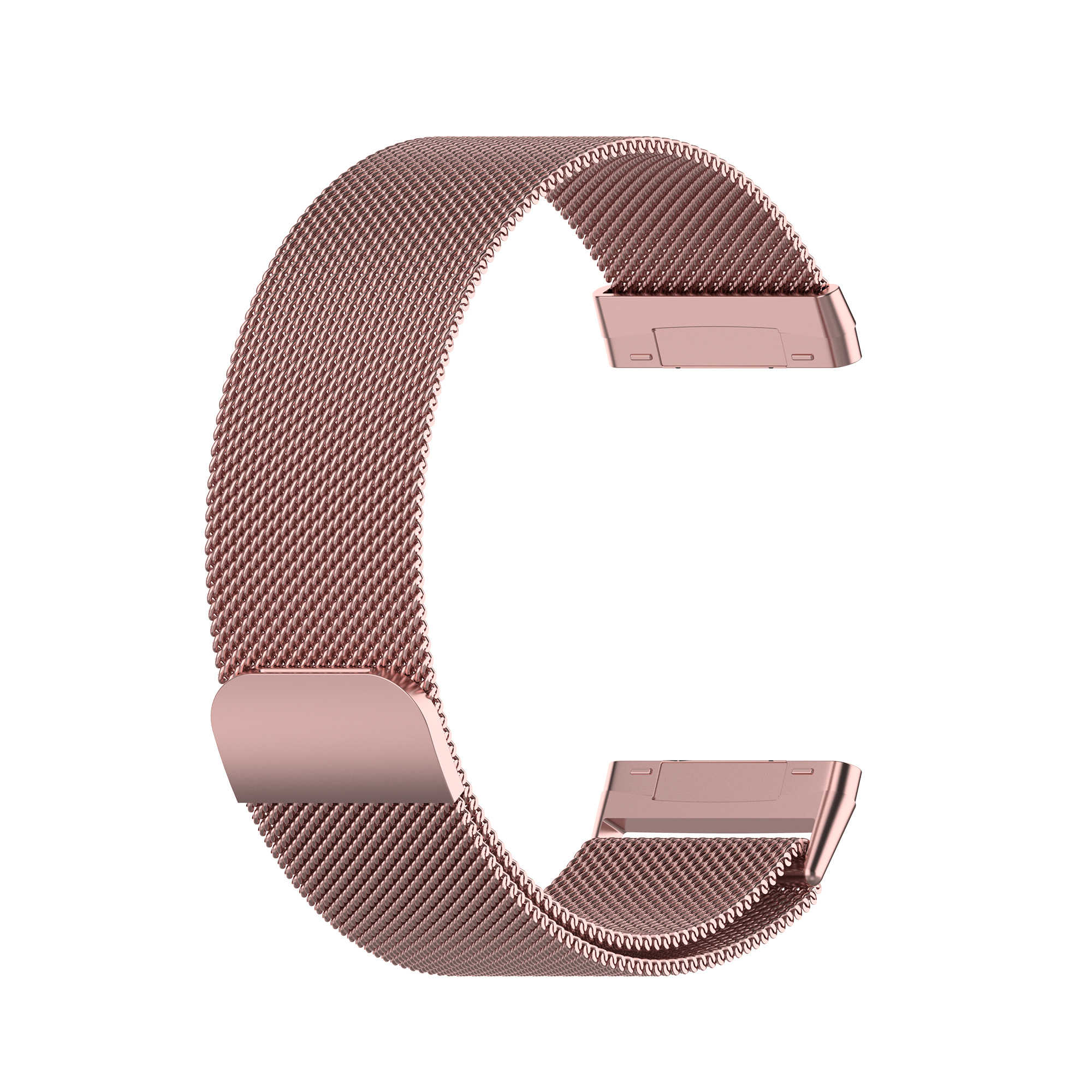 Fitbit Versa 3 / Sense milanese band - rose rood