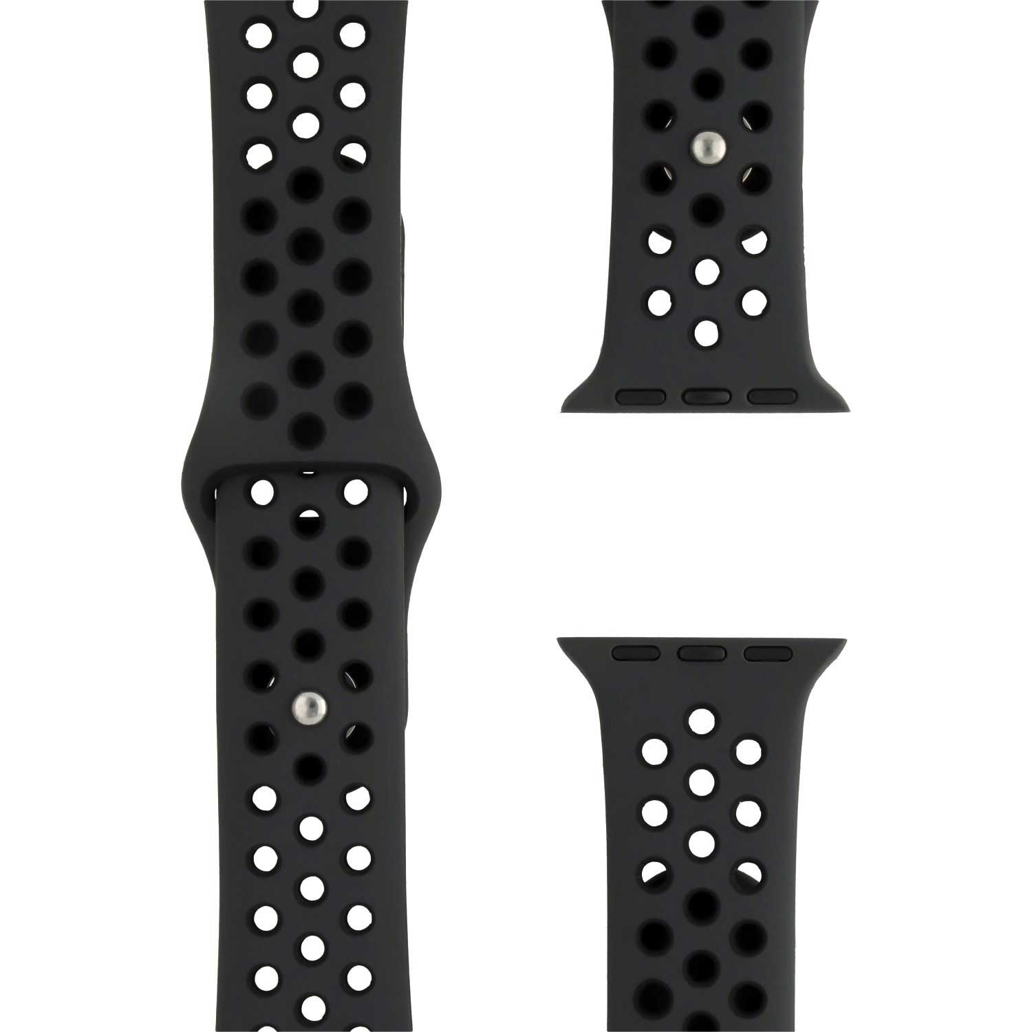 Apple Watch dubbel sport band - bruin zwart