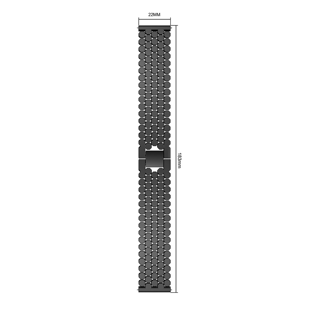 Polar Vantage M / Grit X vis stalen schakel band - zwart