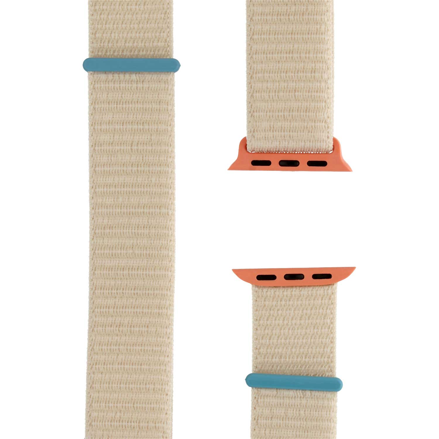 Apple-Watch-nylon-geweven-sport-band-sterrenlicht-oranje-7440850170189-123watches-foto2