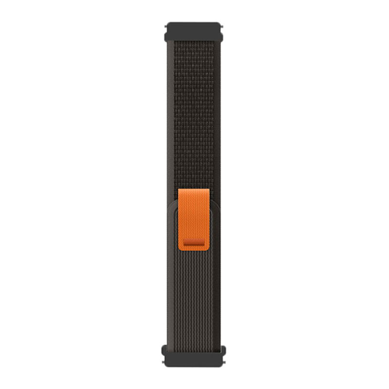 Garmin Vivoactive / Vivomove nylon trail band - zwart grijs