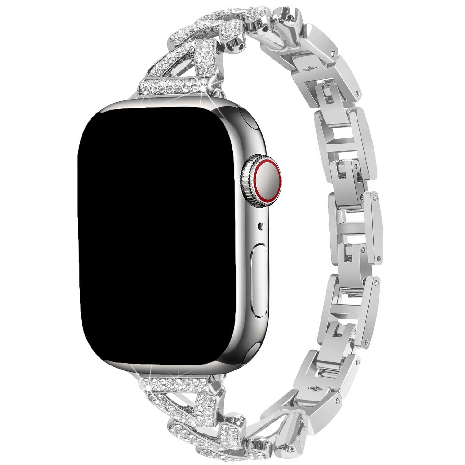 Apple-Watch-hart-stalen-schakel-band-Faye-zilver-7440850187170-123watches-hoofdfoto