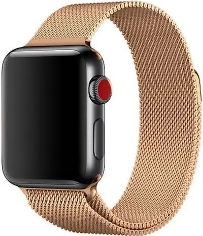 Apple Watch milanese band rose goud