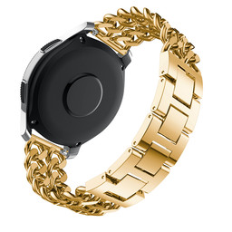 Samsung Galaxy Watch cowboy stalen schakel band - goud