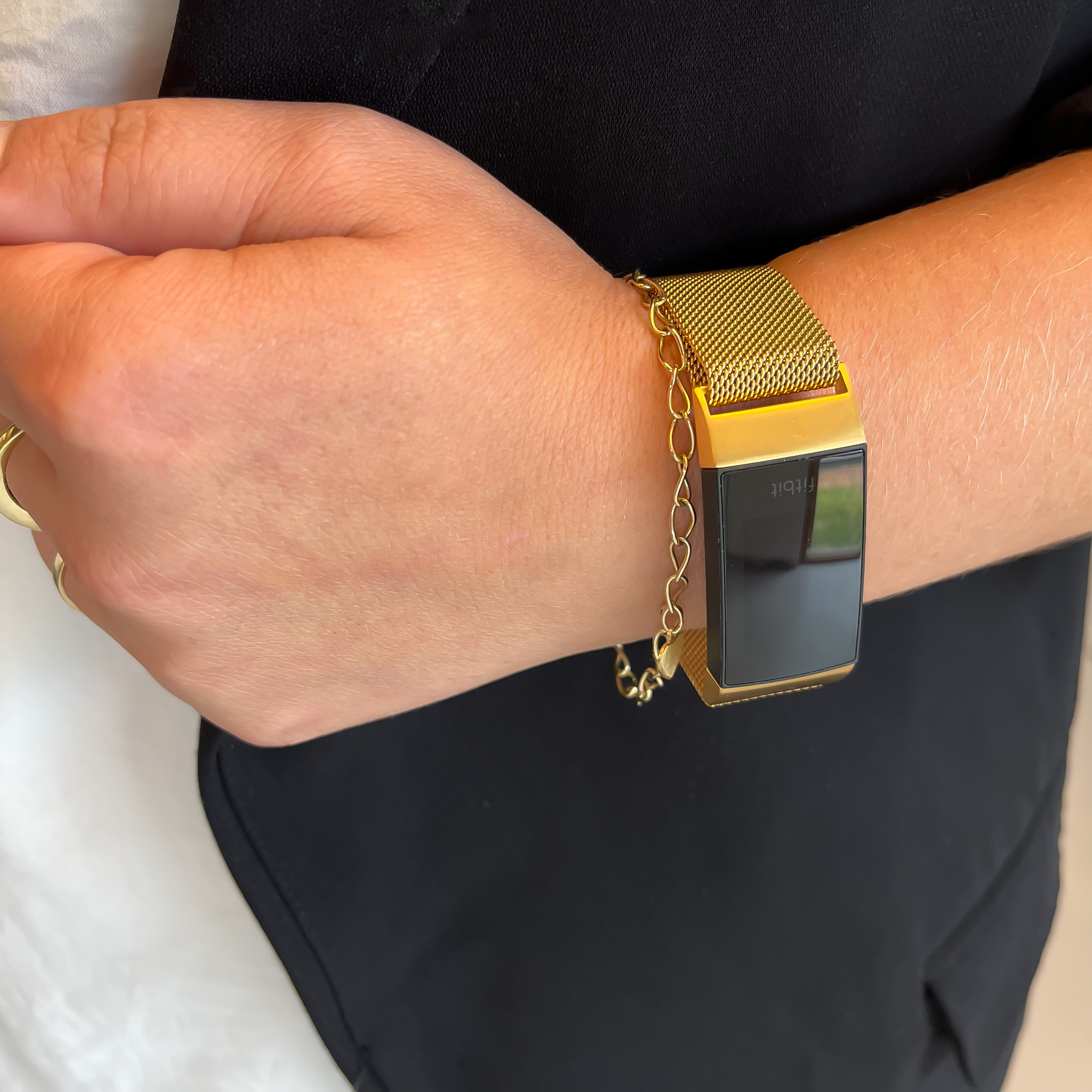 Fitbit Charge 3 & 4 milanese band - goud