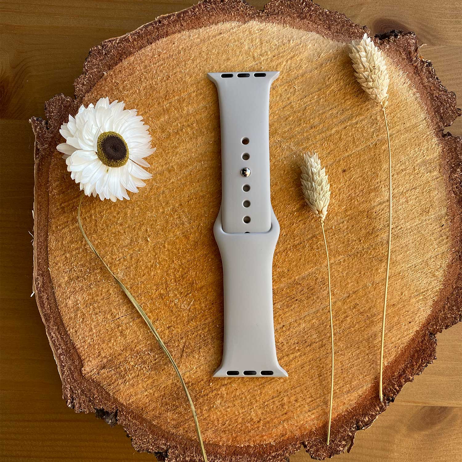 Apple Watch sport band - steenbruin