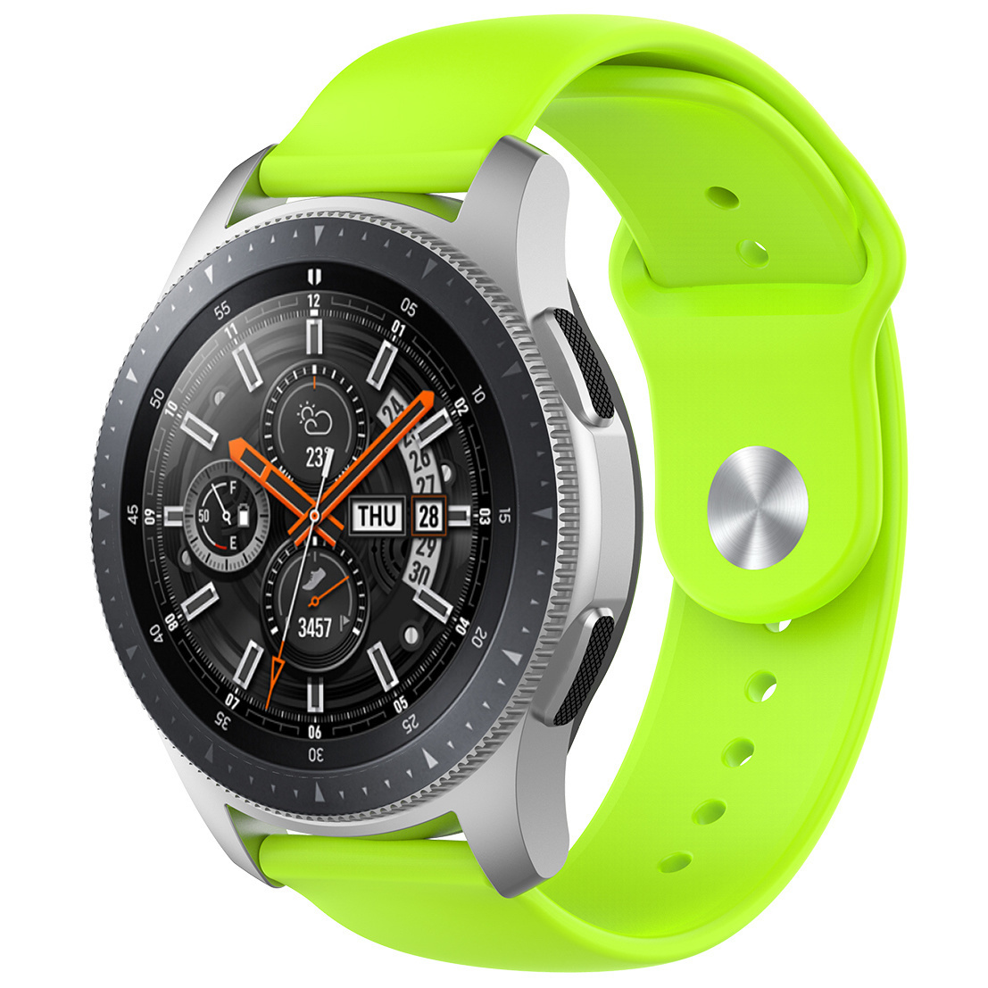 Polar Ignite siliconen sport band - limoen