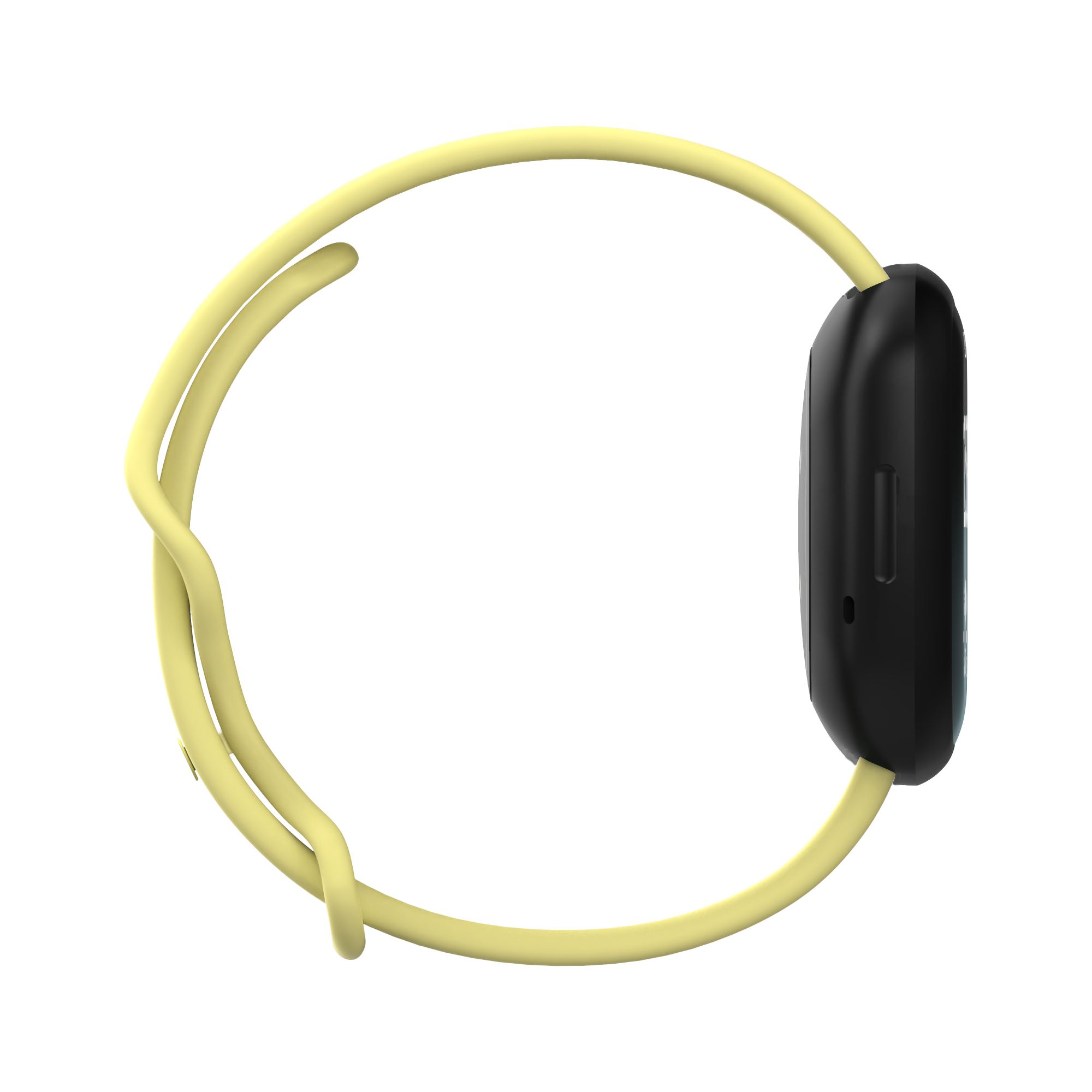 Fitbit Versa 3 / Sense sport band - geel