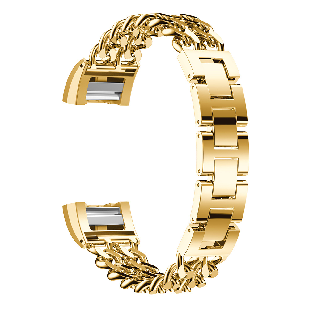 Fitbit Charge 2 cowboy stalen schakel band - goud