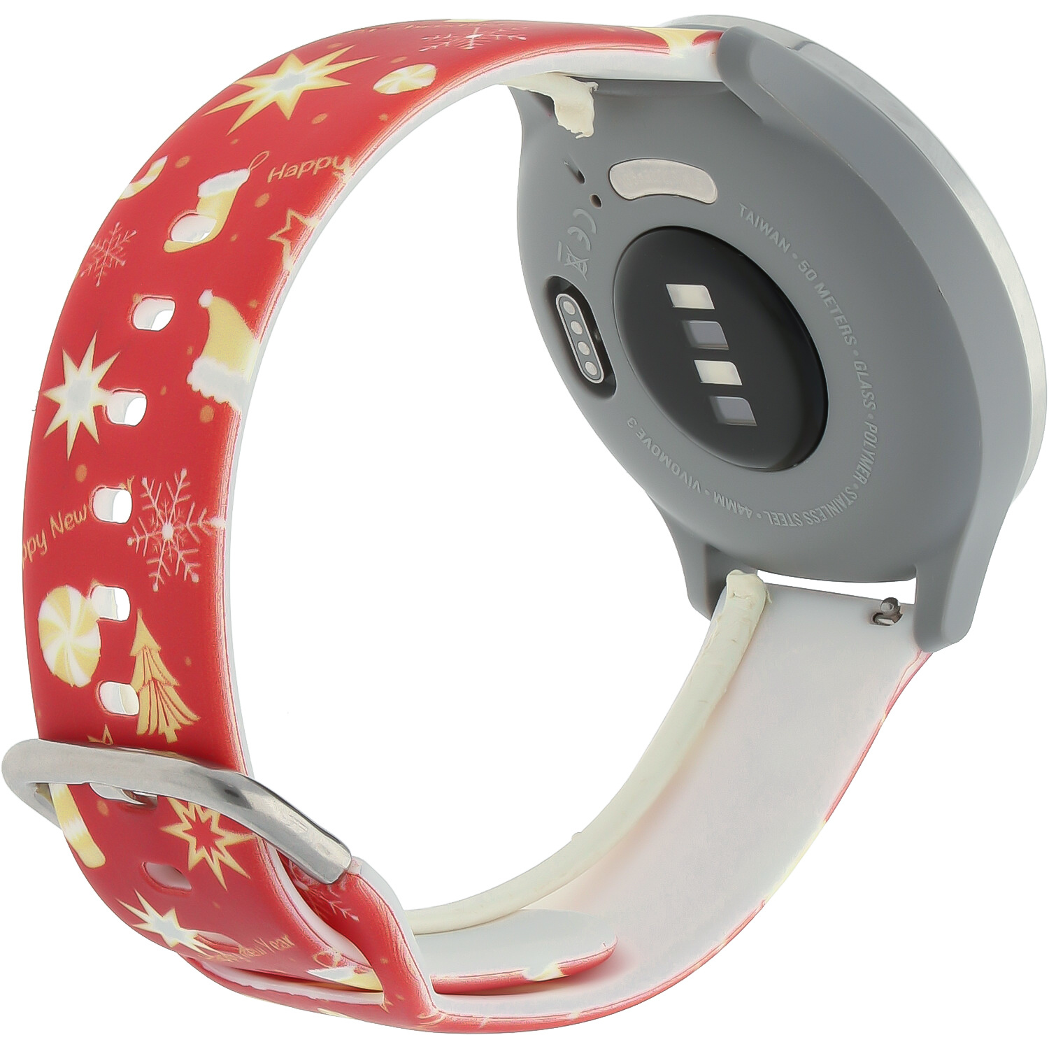 Garmin Vivoactive / Vivomove print sport band - kerst rood