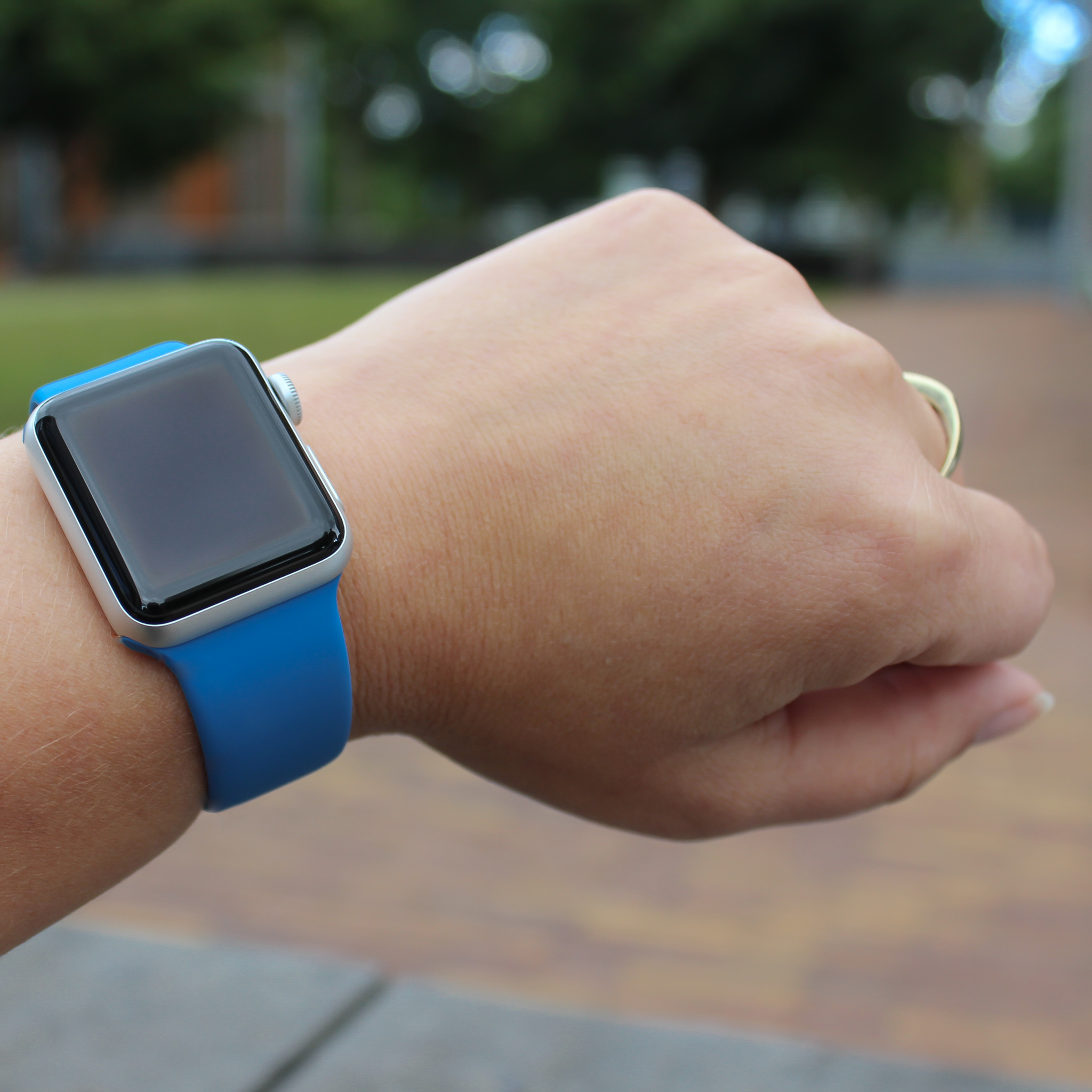 Apple Watch sport band - koningsblauw