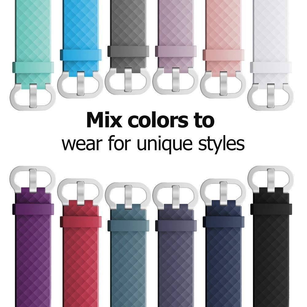 Fitbit Charge 3 & 4 sport wafel band - donkerpaars