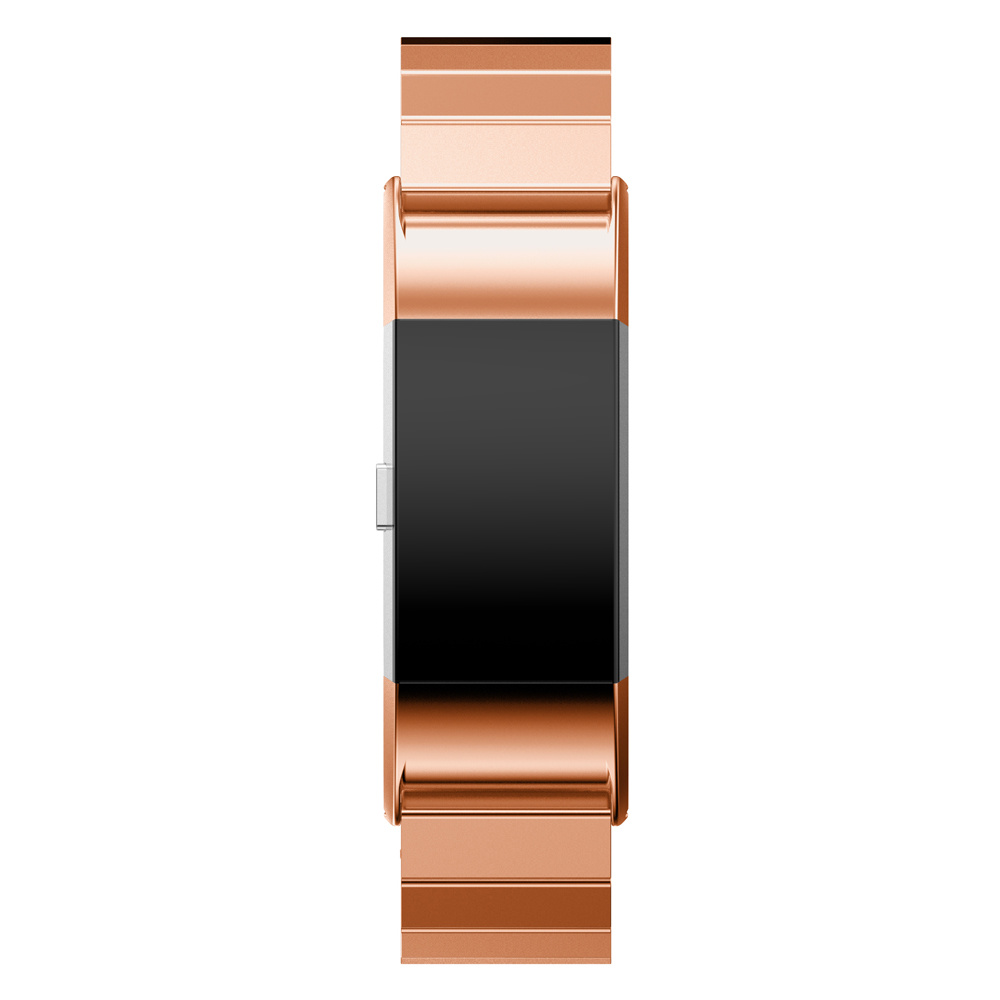 Fitbit Charge 2 stalen schakel band - rose goud