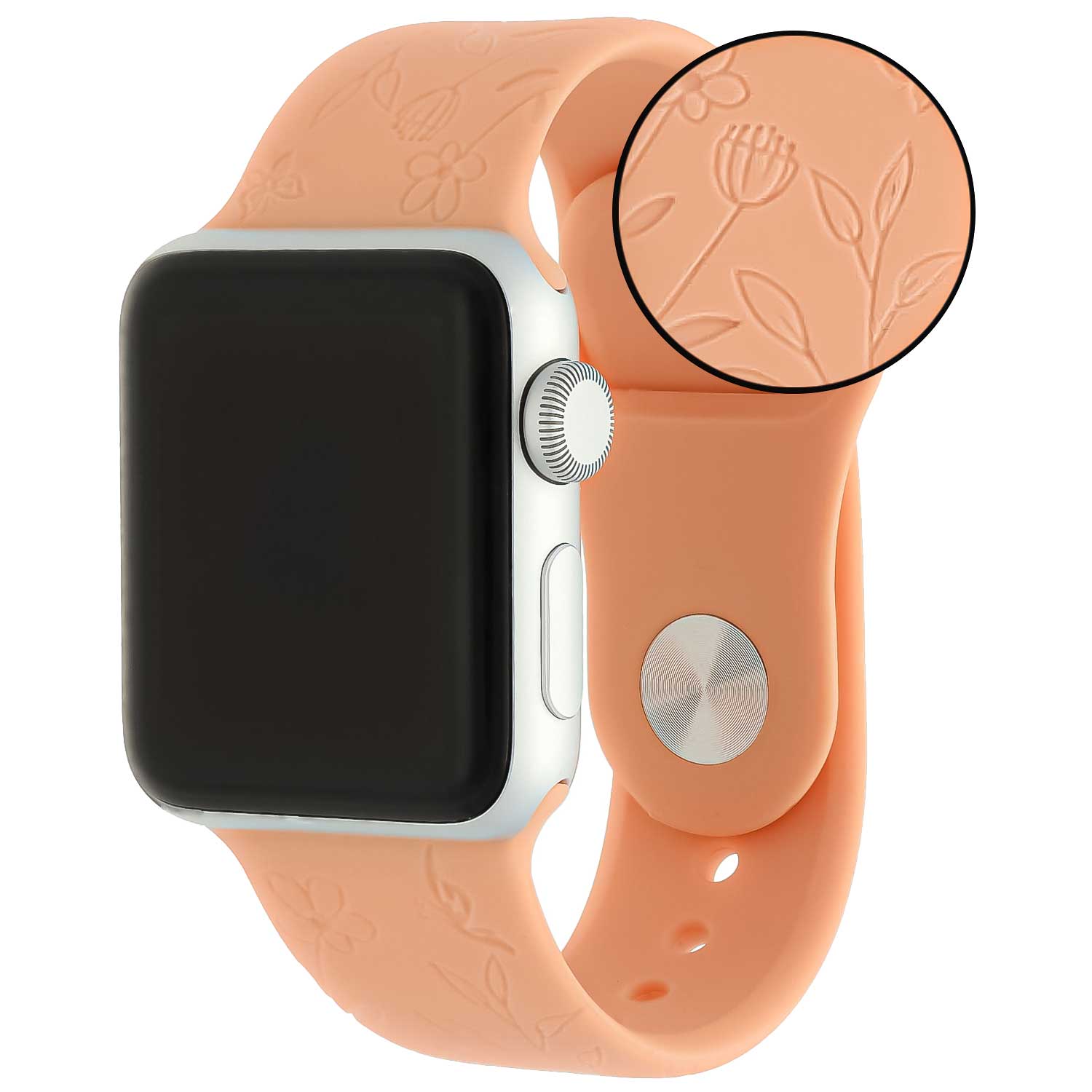 Apple-Watch-print-sport-band-bloemen-oranje-7440850125165-123watches-hoofdfoto