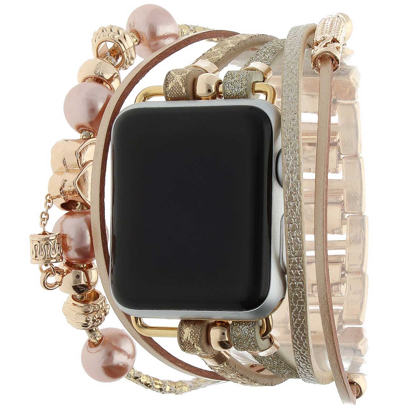 Apple-Watch-sieraden-band-Liz-goud-glitter-7440850126155-123watches-hoofdfoto