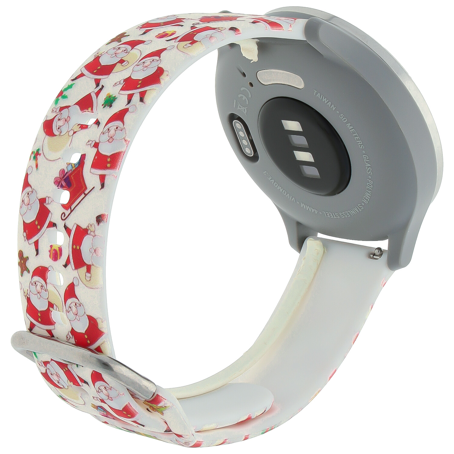 Polar print sport band - kerst kerstman rood