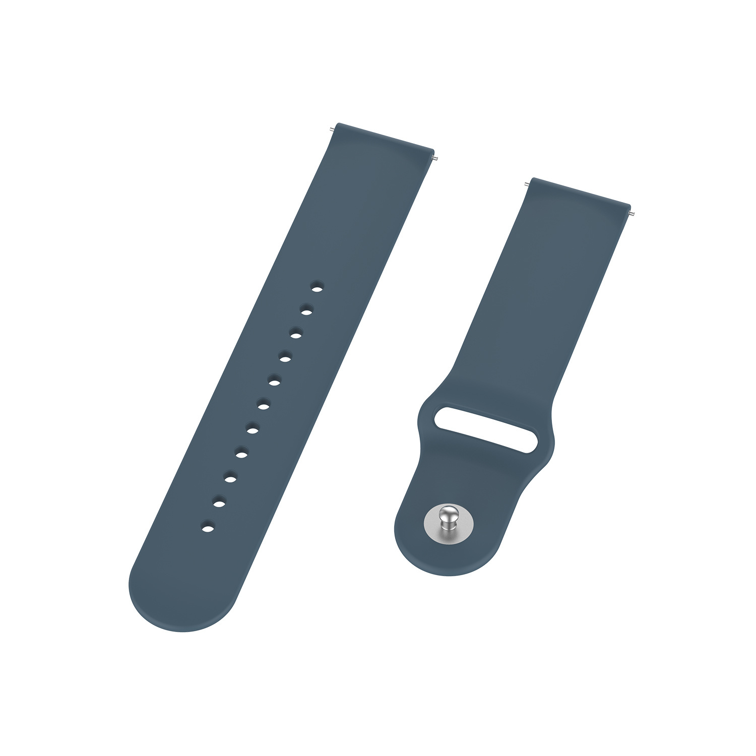 Samsung Galaxy Watch siliconen sport band - leisteen