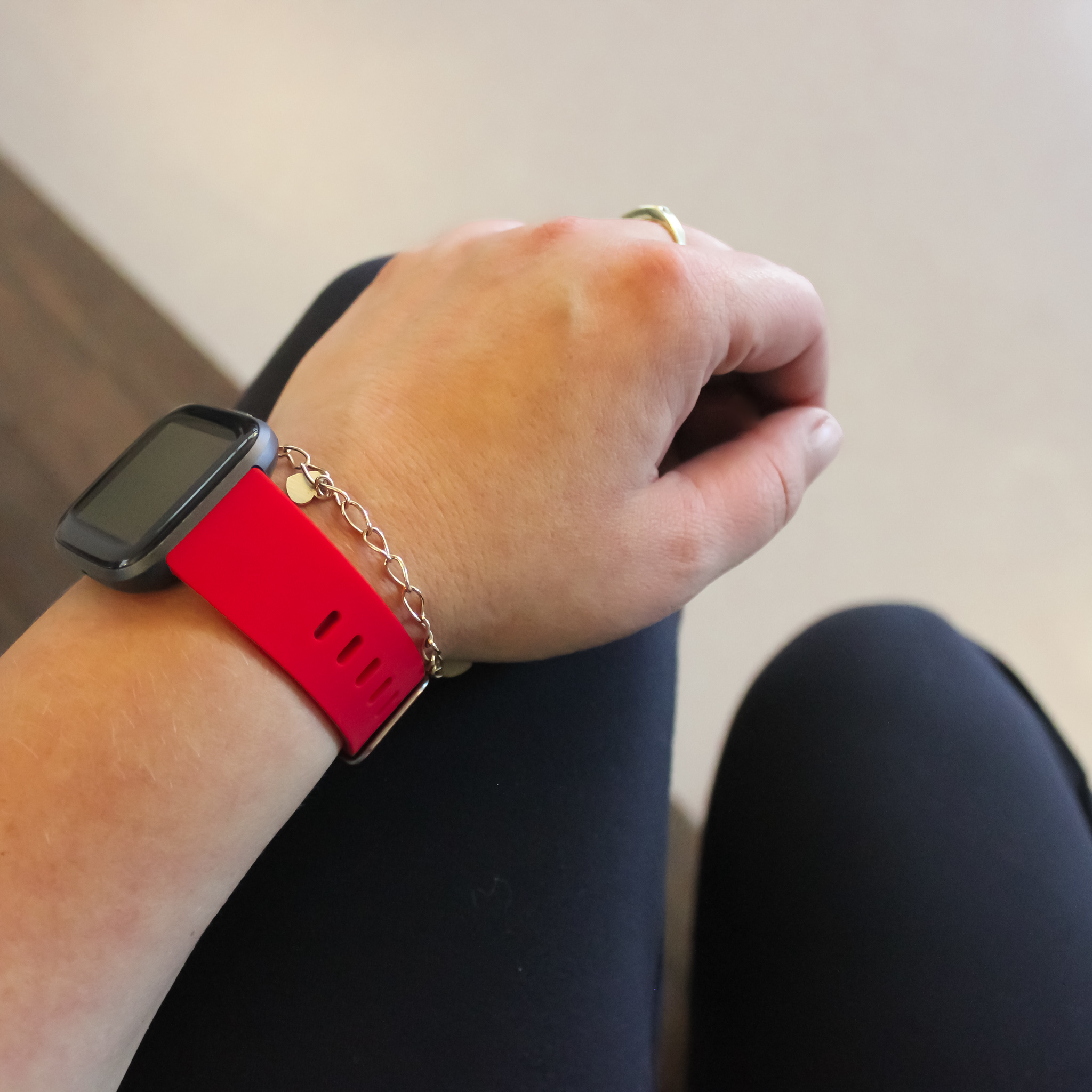 Fitbit Versa sport band - rood