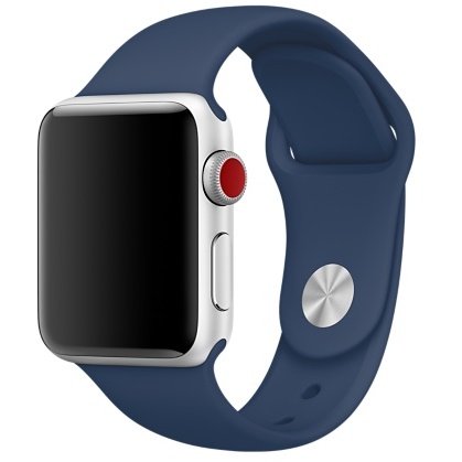 Apple Watch sport band kobalt