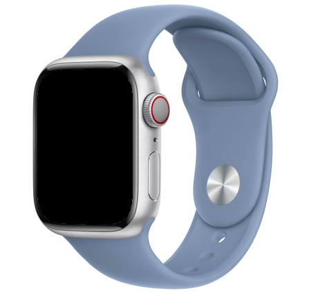 Apple Watch sport band - winterblauw