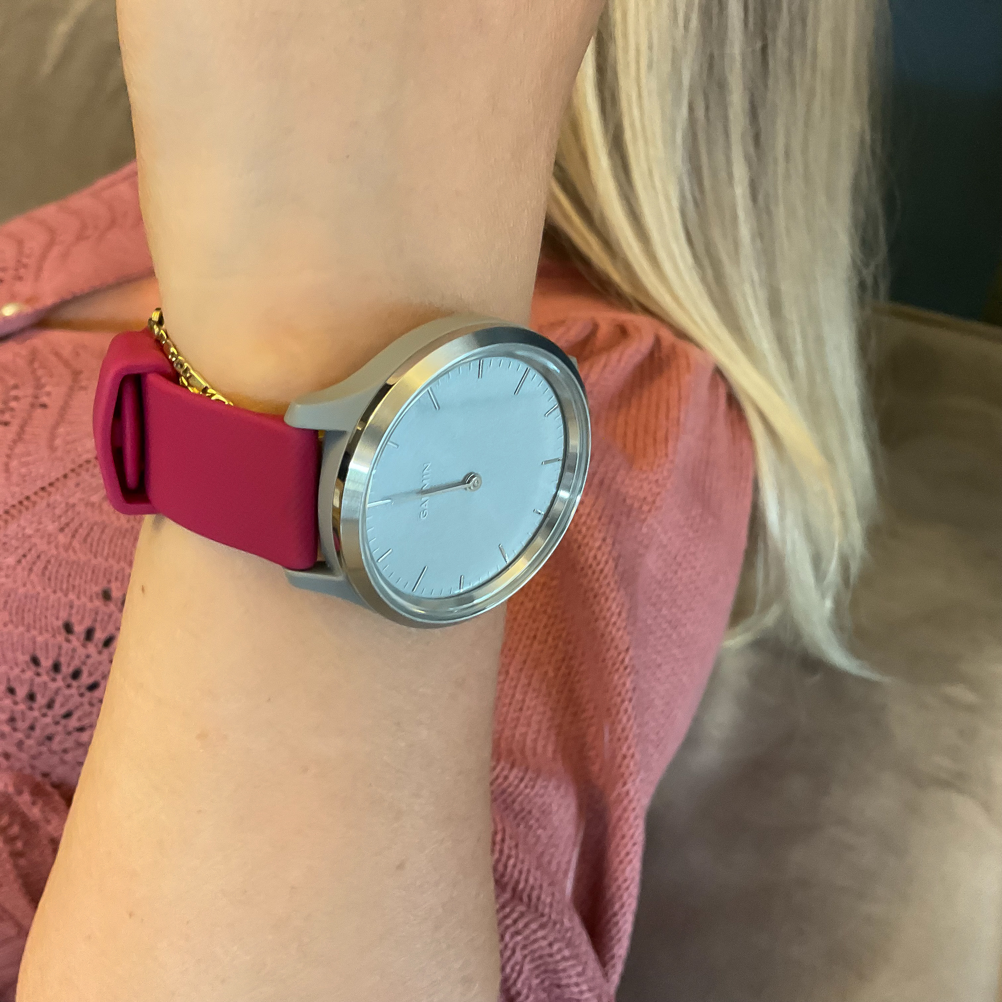 Garmin Vivoactive / Vivomove sport gesp band - wijn rood