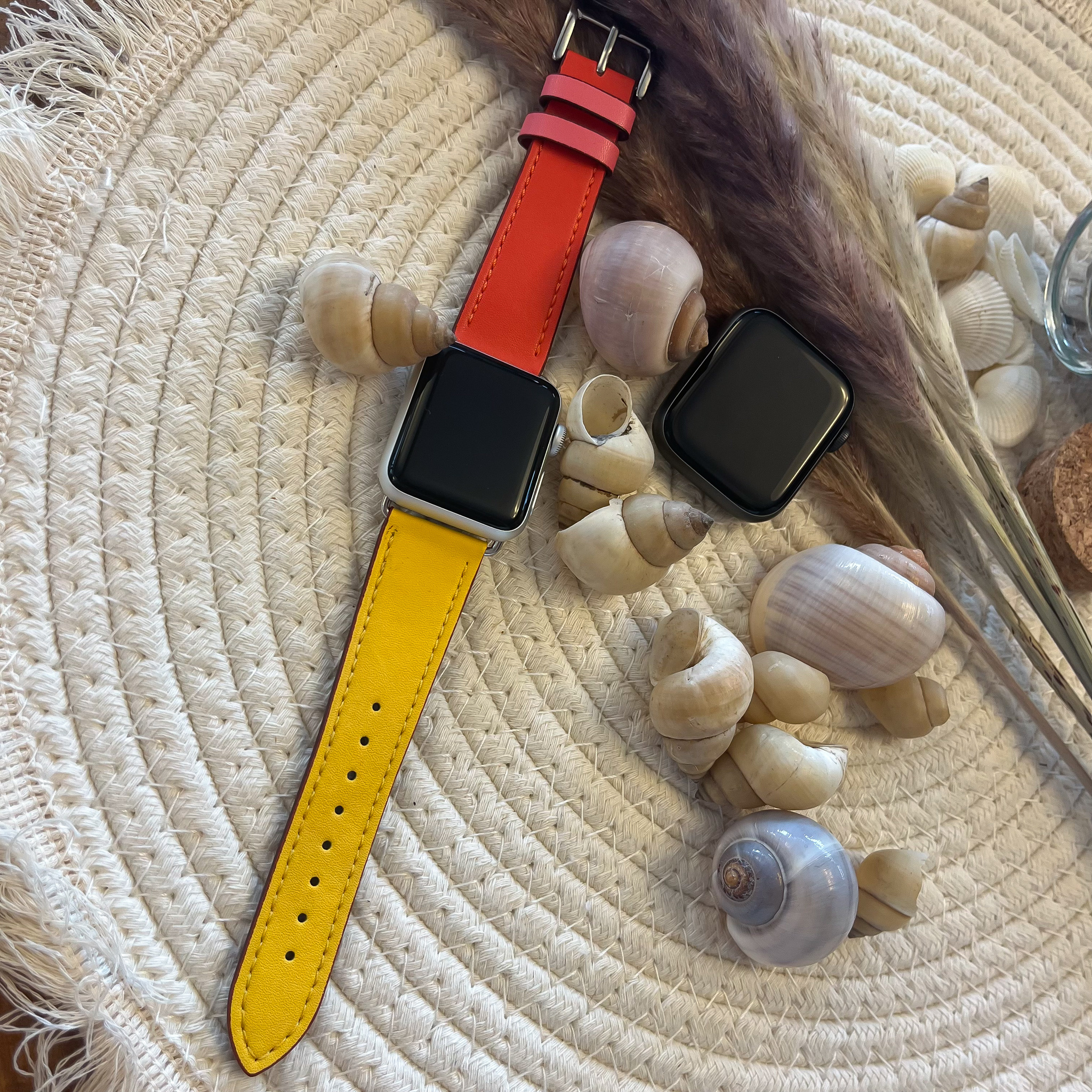 Apple Watch leren sing tour - rood geel