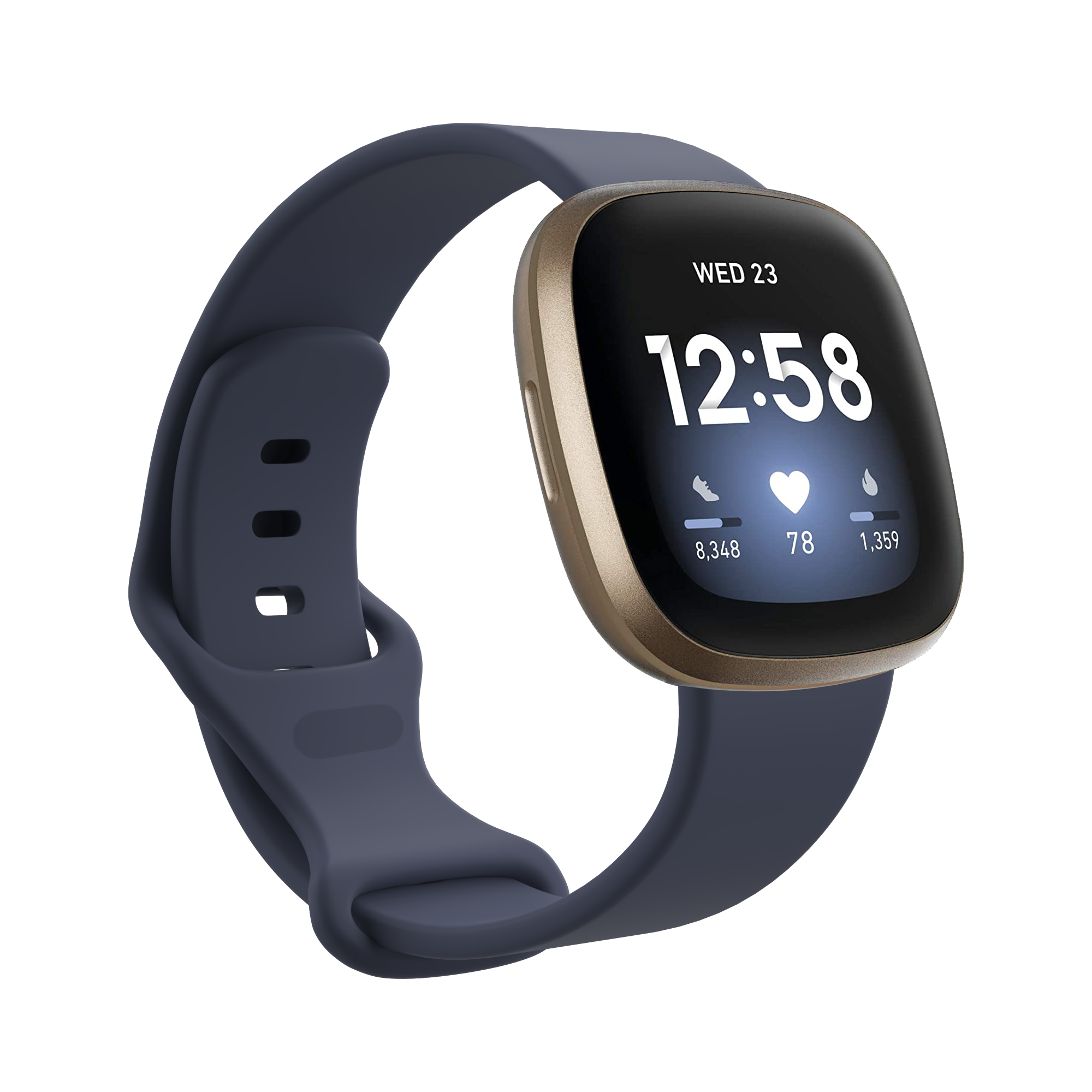 Fitbit Versa 3 / Sense sport band - rock cyan