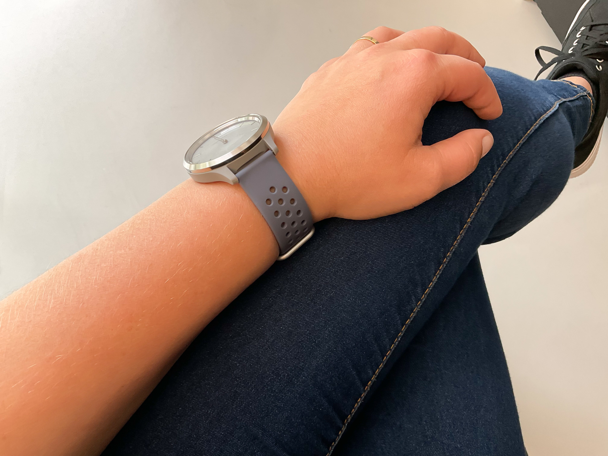 Garmin Vivoactive / Vivomove sport dubbel gesp band - grijs