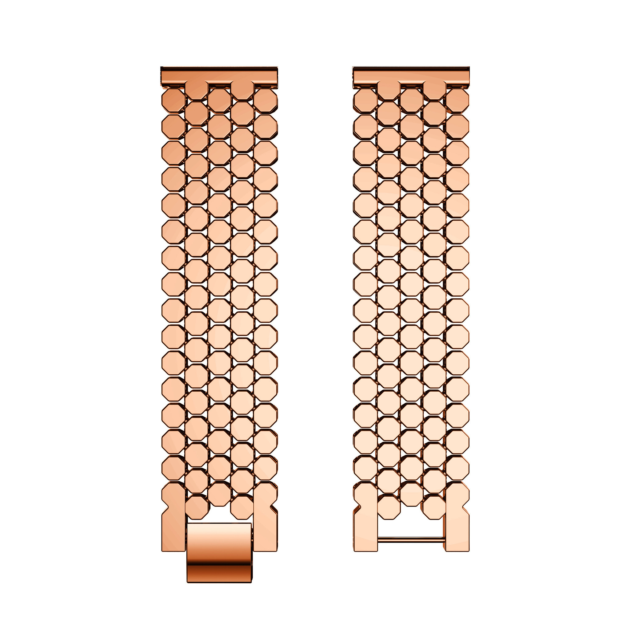 Huawei GT vis stalen schakel band - rose goud
