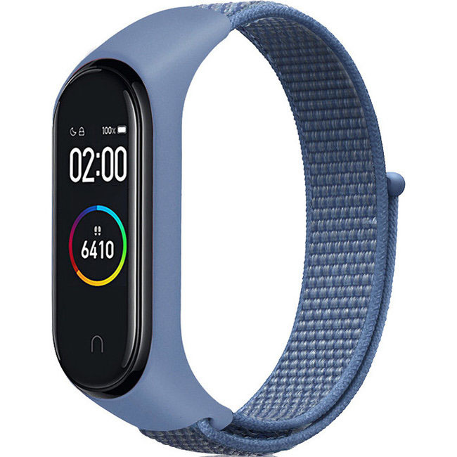 Xiaomi Mi 3/4/5/6 nylon sport loop band - cape blauw