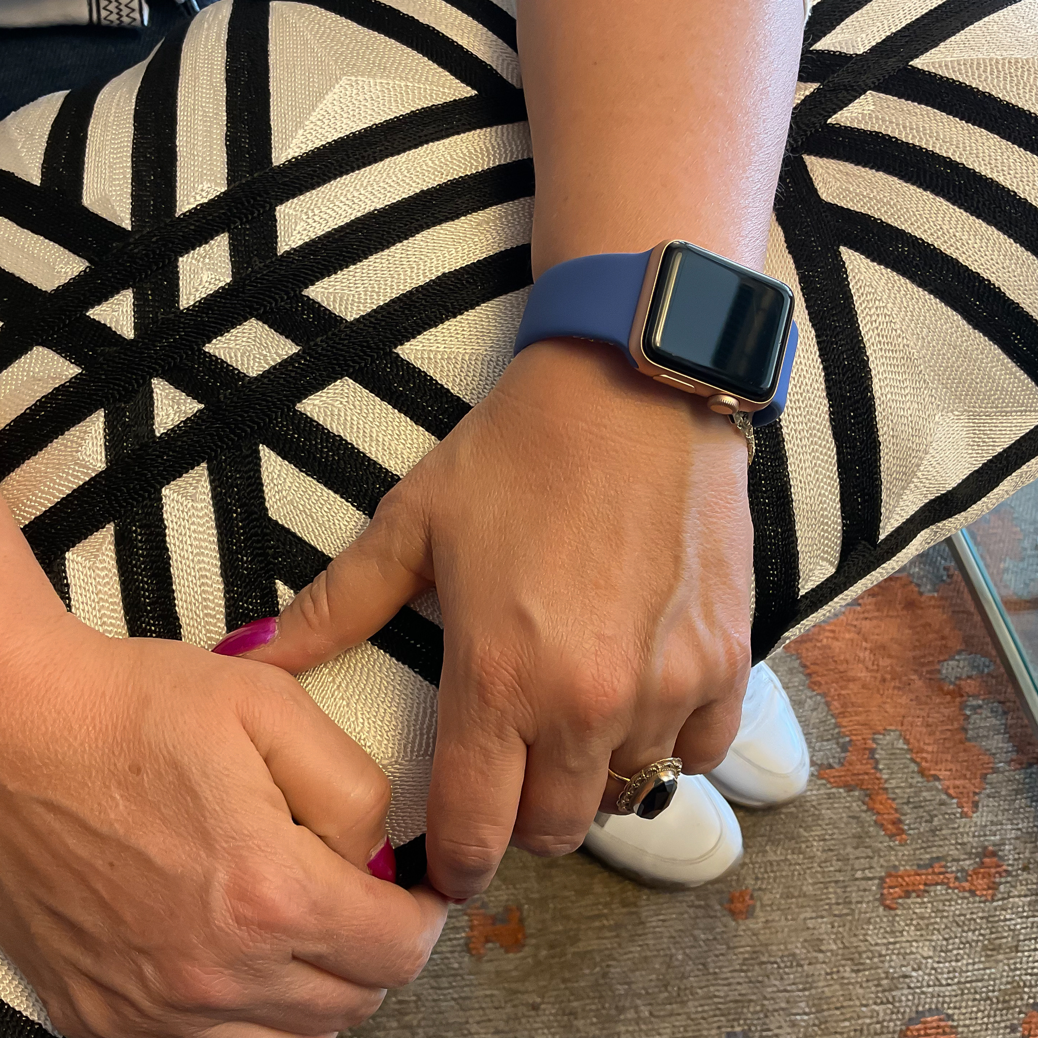 Apple Watch sport band - blue horizon