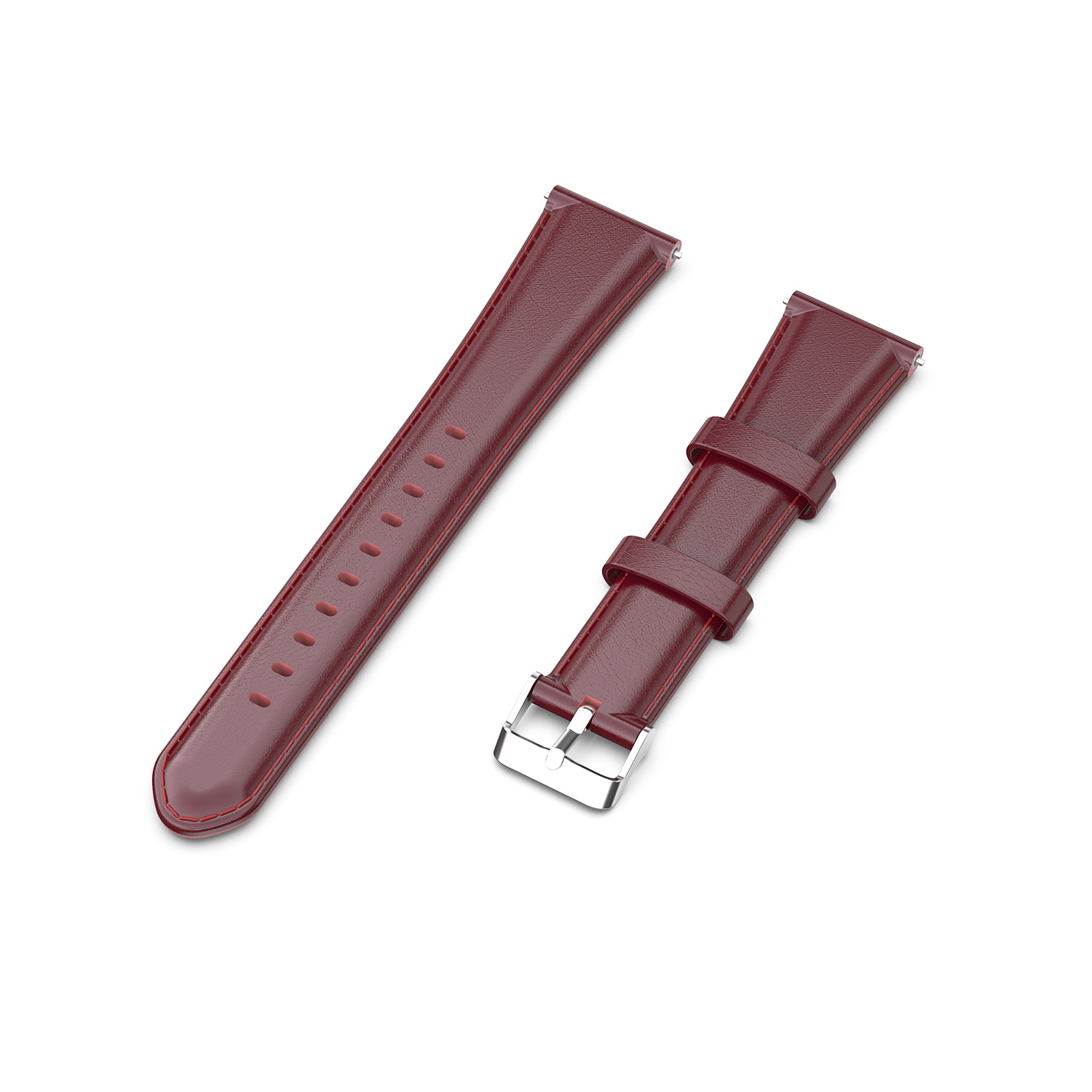 Garmin Vivoactive / Vivomove leren band - wijn rood