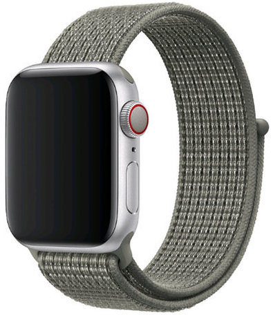 Apple Watch nylon geweven sport band  - vuren mist