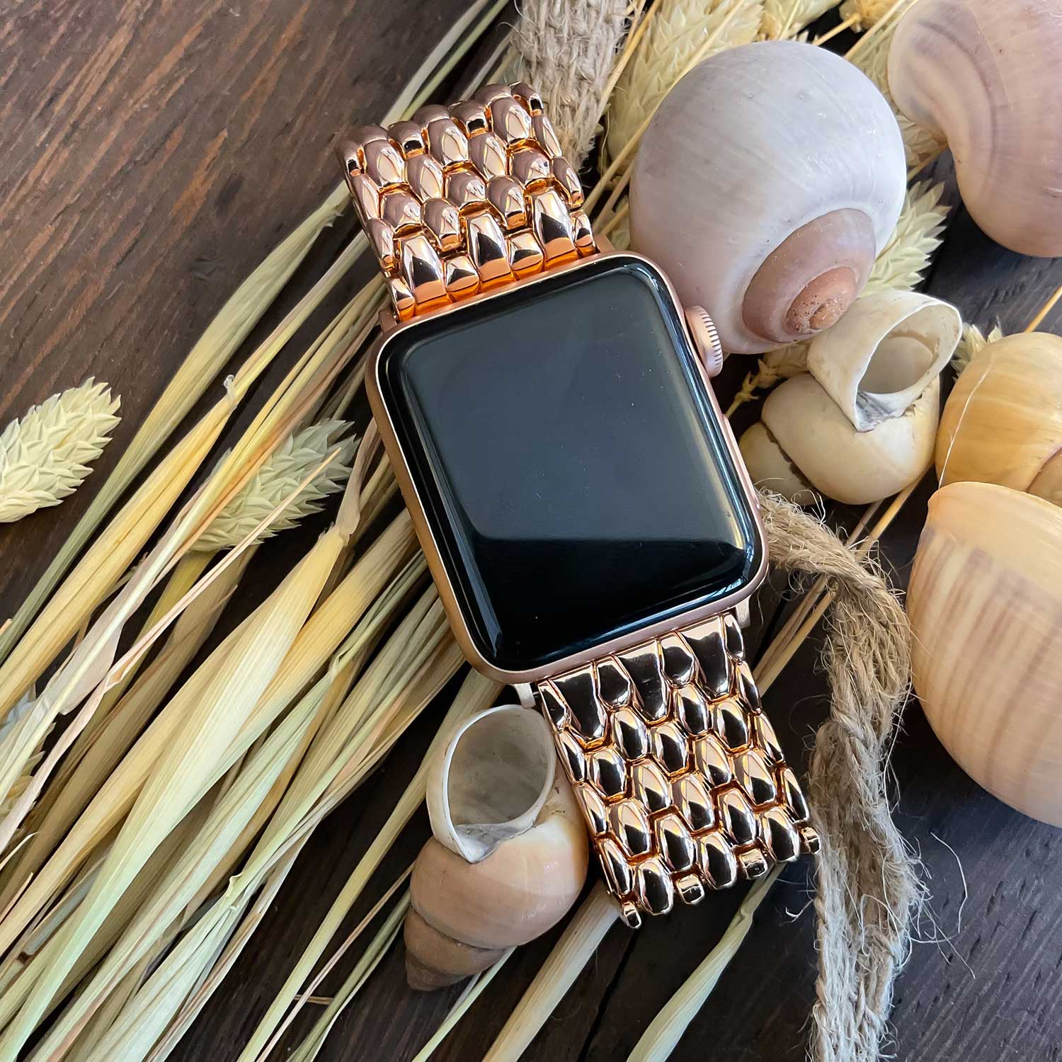 Apple-Watch-draak-stalen-schakel-band-rose-goud-7440849326344-123watches-sfeer