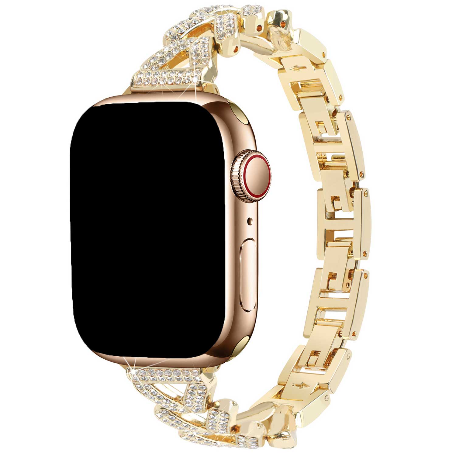Apple-Watch-hart-stalen-schakel-band-Faye-goud-7440850188139-123watches-hoofdfoto