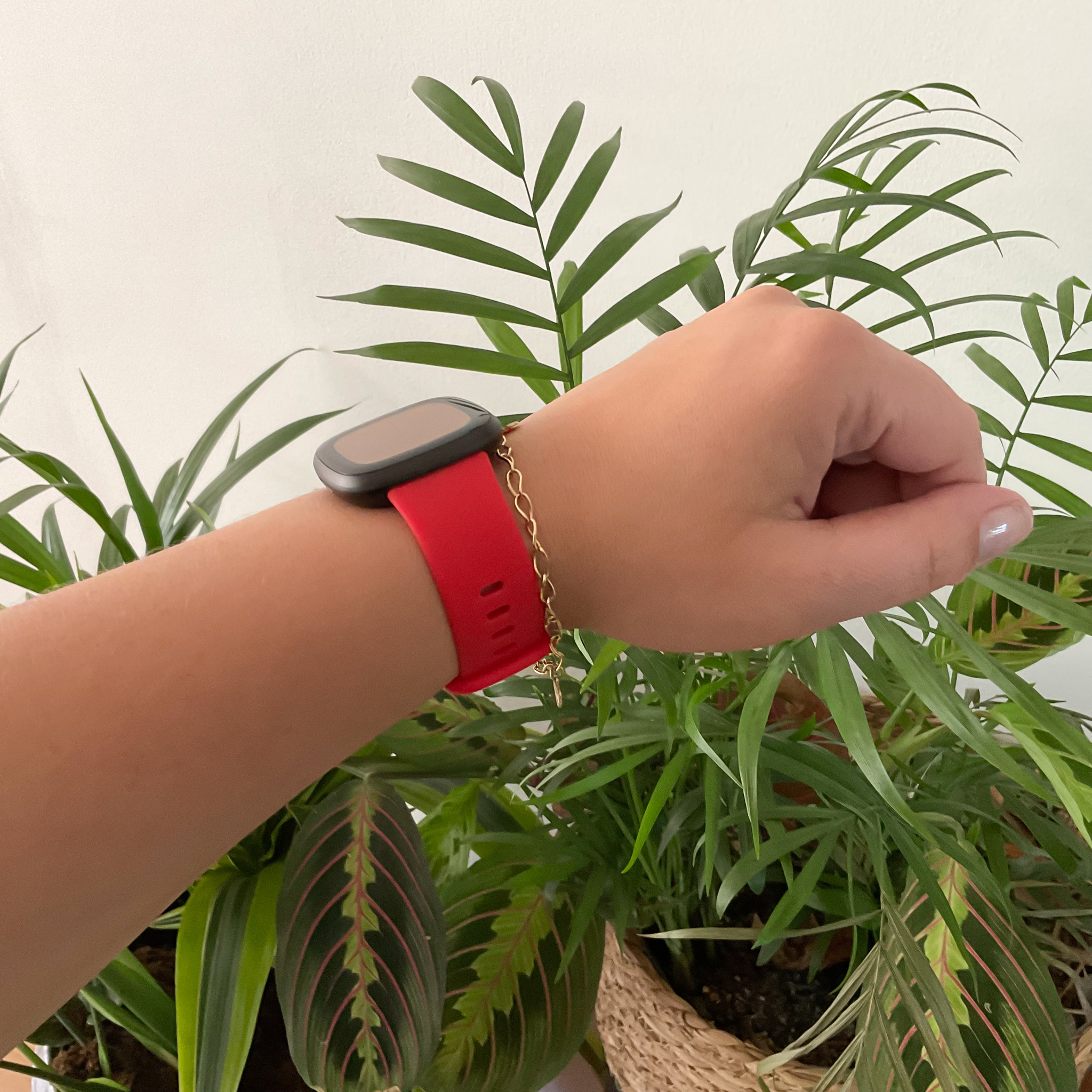 Fitbit Versa 3 / Sense sport band - rood
