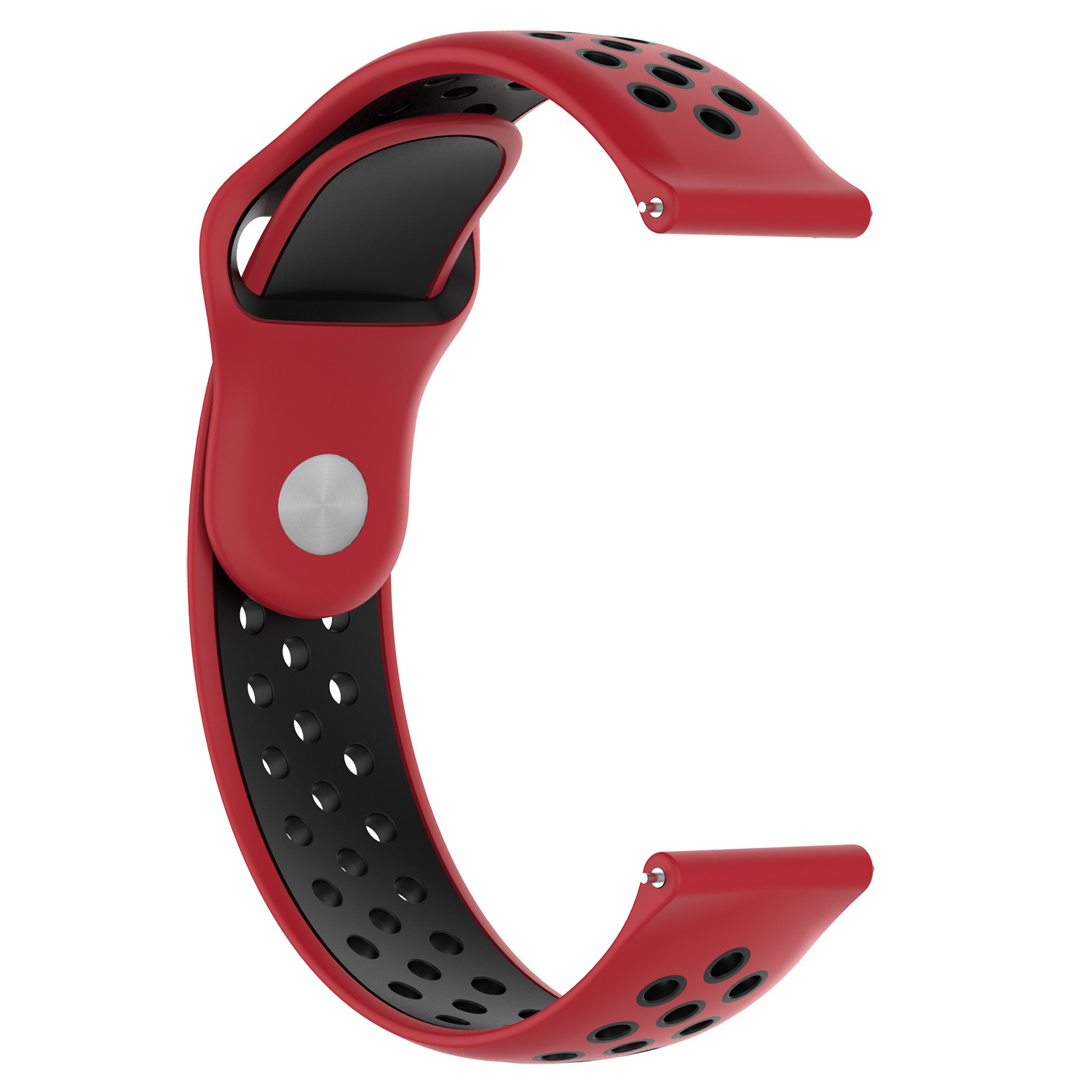 Polar Vantage M / Grit X dubbel sport band - rood zwart